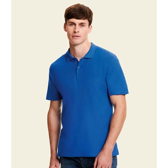 Fruit Of The Loom Mens Original Polo Shirt (Royal Blue) - Image 4
