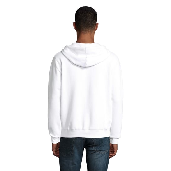 SOLS Mens Spike Full Zip Hoodie (White) - Image 2