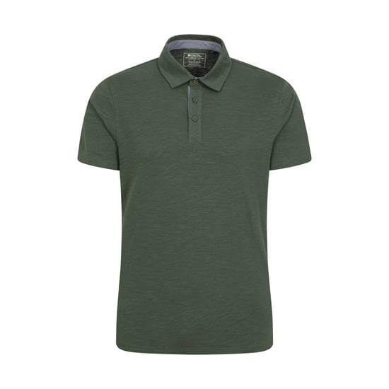 Mountain Warehouse Mens Hasst II Organic Polo Shirt (Green) - Image 1