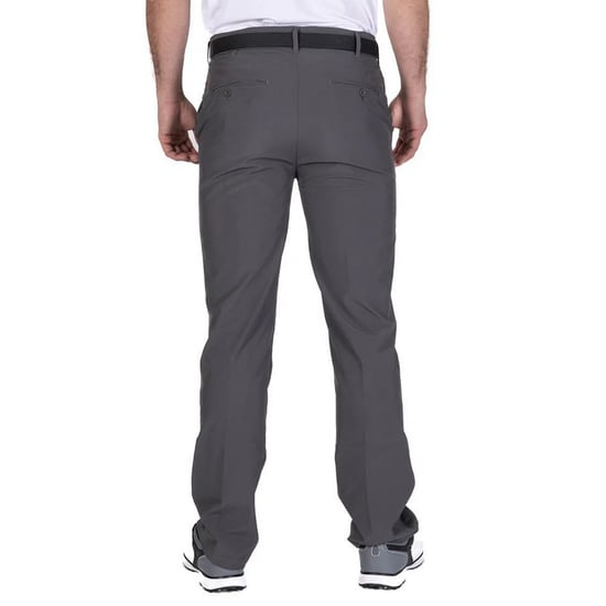 Island Green Mens Tour Stretch Tapered Leg Golf Trousers (Charcoal) - Image 4