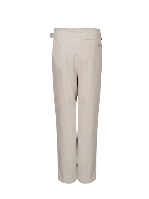 Liu Jo Trousers Velluto Woman's White
