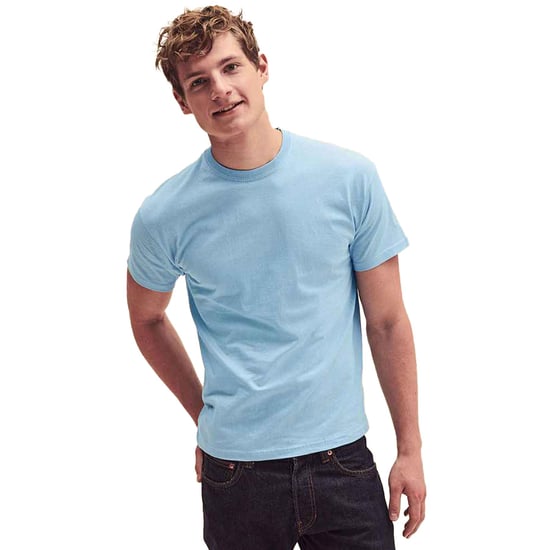 Fruit Of The Loom | Camiseta de manga corta con cuello redondo - Azul cielo (Pack de 5) - Image 1