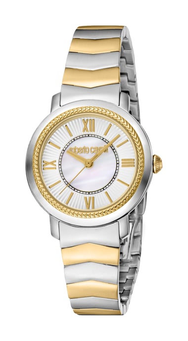 RC5L056M0085 Reloj de Mujer Roberto Cavalli Cuarzo Acero Inoxidable Plata y Blanca MOP Acero Inoxidable 5 ATM 30 mm - Image 1