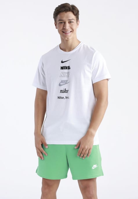 Camiseta Nike Stack Logo para hombre en blanco - Image 1