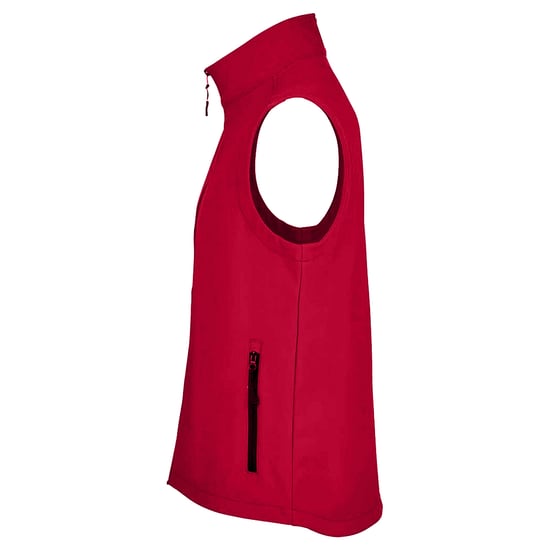 SOLS Unisex Adult Race Softshell Gilet (Pepper Red) - Image 3