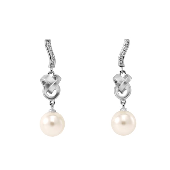 Orphelia 'Clara' Women's 925 Sterling Silver Set: Chain-Pendant + Earrings - Silver SET-7515 - Image 3