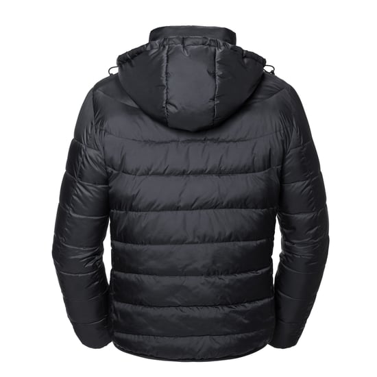 Russell Mens Nano Hooded Padded Jacket (Black) - Image 2