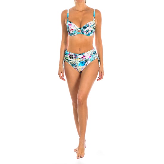 Women's high waisted bikini bottom W230258