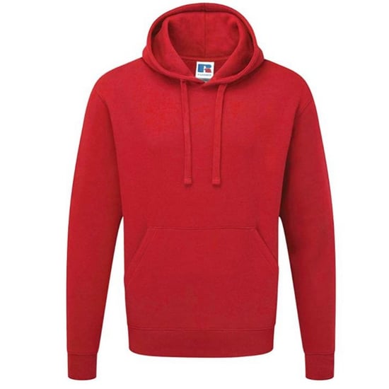 Russell Colour Mens Hooded Sweatshirt / Hoodie (Classic Red) - Image 1