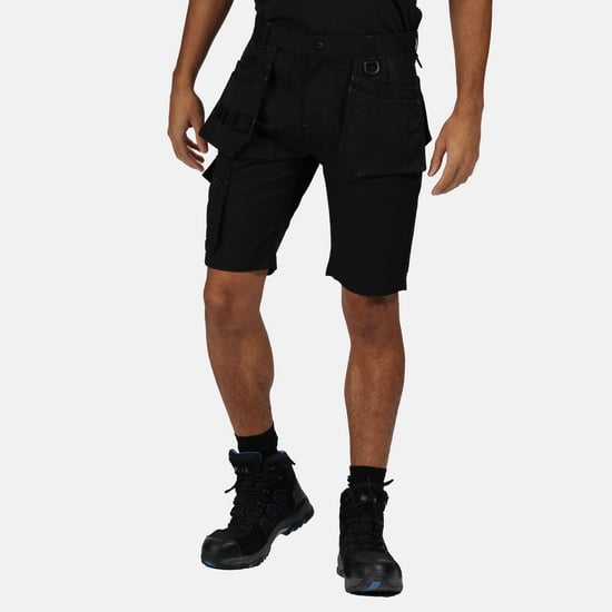 Regatta Mens Tactical Incursion Cargo Shorts (Black) - Image 3