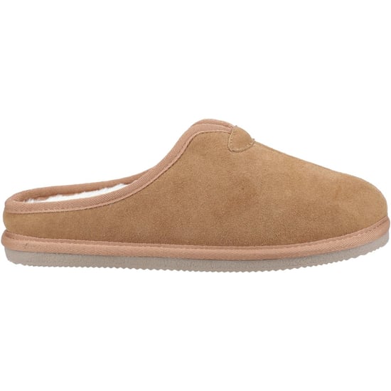 Hush Puppies Conrad Suede Men's Tan Slippers - Image 5