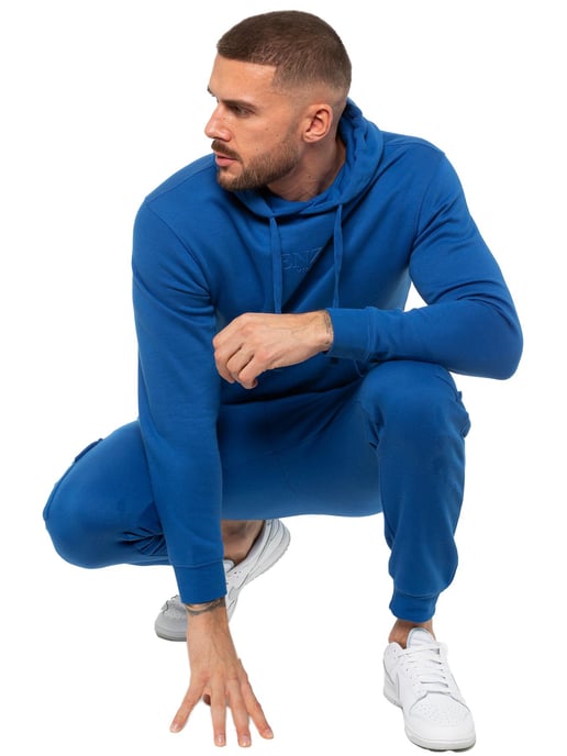 Enzo | Chándal con capucha para hombre - Azul - Image 6