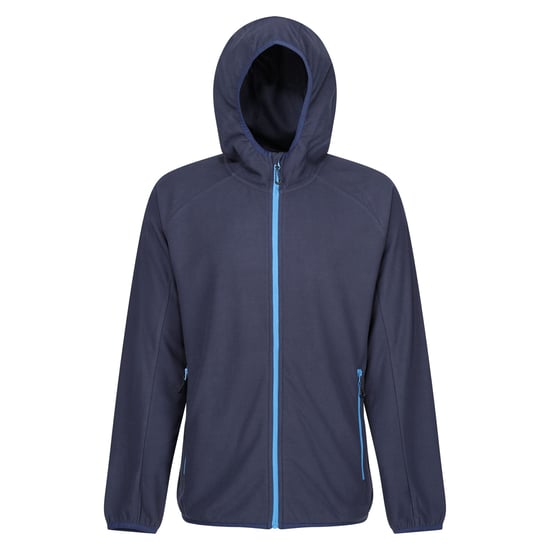 Regatta Mens Navigate Full Zip Fleece Jacket (Navy/French Blue) - Image 1