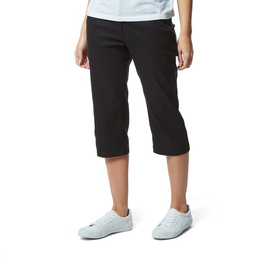 Craghoppers Womens/Ladies Kiwi Pro II Cropped Trousers (Black)