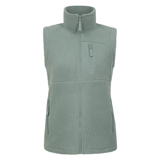 Mountain Warehouse Womens/Ladies Buxton Borg Gilet (Khaki Green) - Image 1
