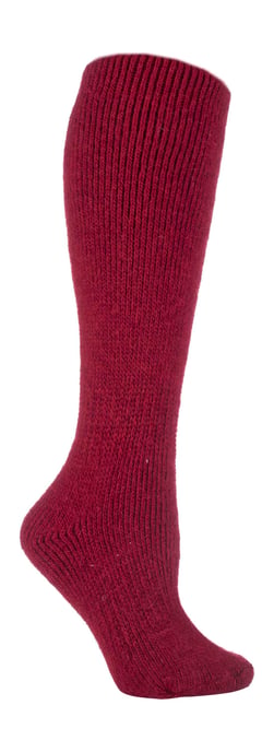 Calcetines de lana extra largos y gruesos de 2.7 TOG de colores hasta la rodilla para mujer - Image 1