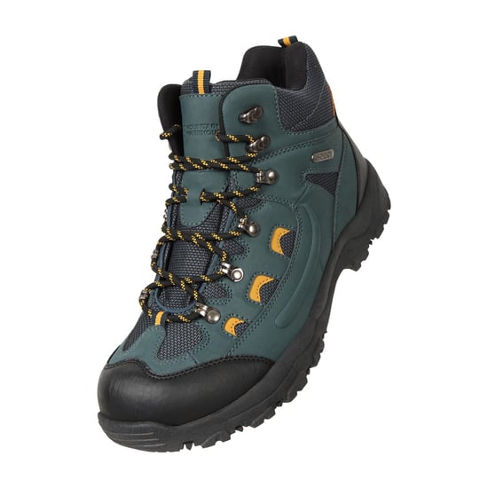 Mountain Warehouse Mens Adventurer Waterproof Hiking Boots (Blue) - Image 1