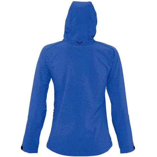 SOLS Womens/Ladies Replay Soft Shell Jacket (Royal Blue) - Image 2