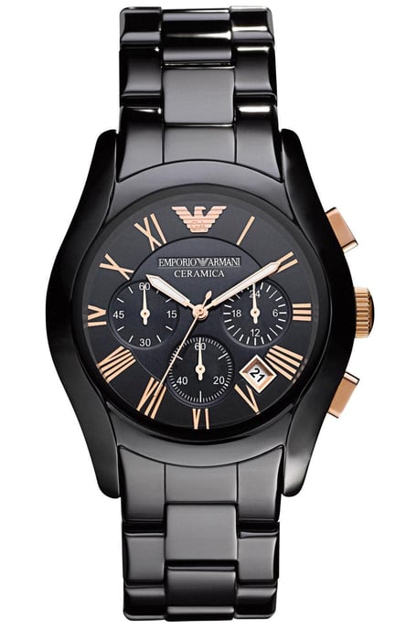 Emporio Armani Mens' Ceramic Chronograph Watch AR1410