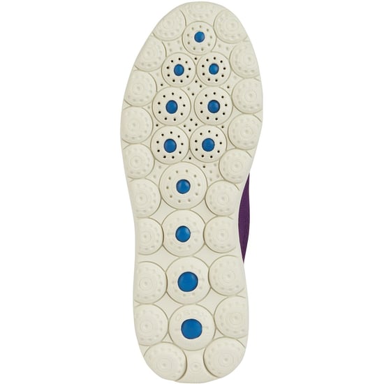 Geox D Spherica A Leather Women's Purple Trainers - Image 3