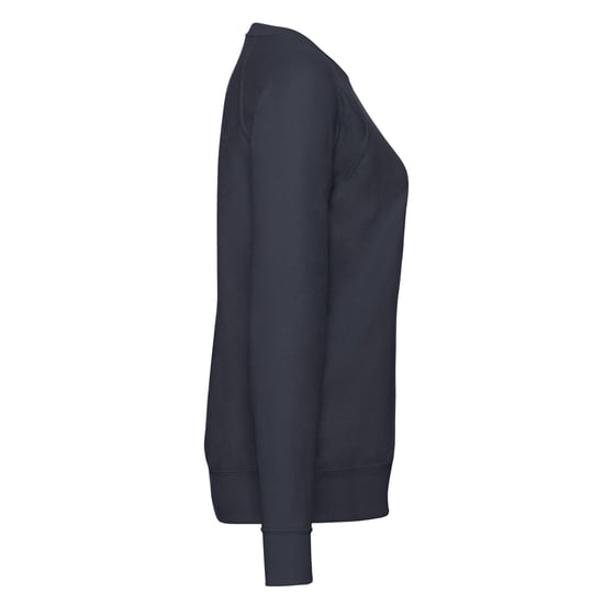 Fruit of the Loom Womens/Ladies Lightweight Lady Fit Raglan Sweatshirt (Deep Navy) - Image 3