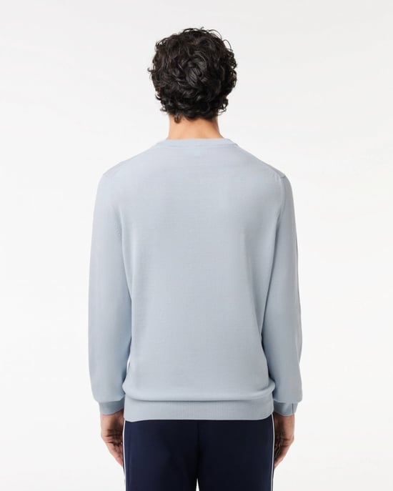 Lacoste Mens Organic Cotton Crew Neck Sweater
