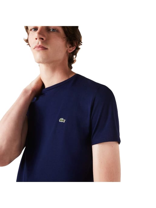 Camiseta básica Lacoste azul marino - Image 2