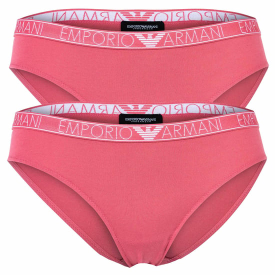 Emporio Armani Essential Studs Logo Bi-Pack Brief - Image 1