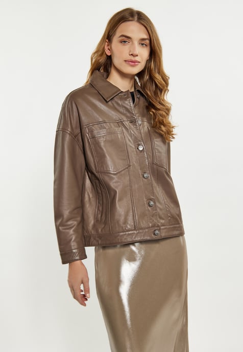 Dreimaster Jacket women taupe - Image 3