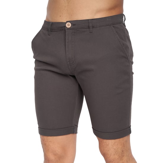 Crosshatch Mens Sinwood Chino Shorts (Charcoal) - Image 5