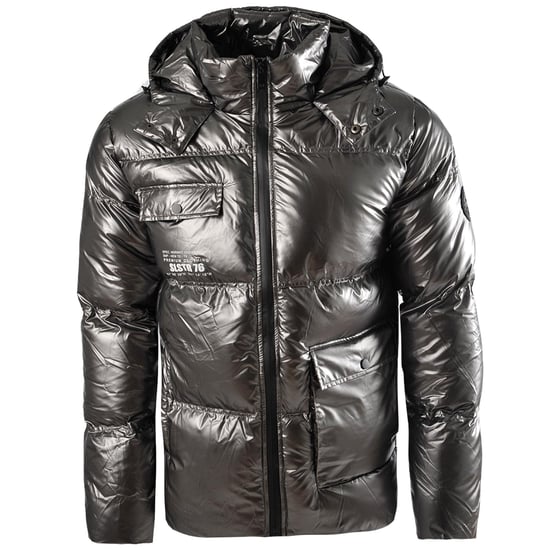 Soul Star Men's Puffer Hooded Jacket