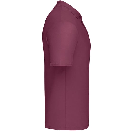 Fruit of the Loom Mens Original Pique Polo Shirt (Burgundy) - Image 3