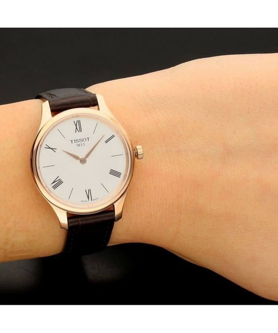 Tissot 5.5 Lady Women's Brown Watch T0632093603800 - Image 5