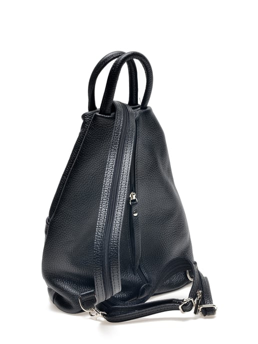 Carla Ferreri SS22 CF 1625 Black Leather Bag - Image 2