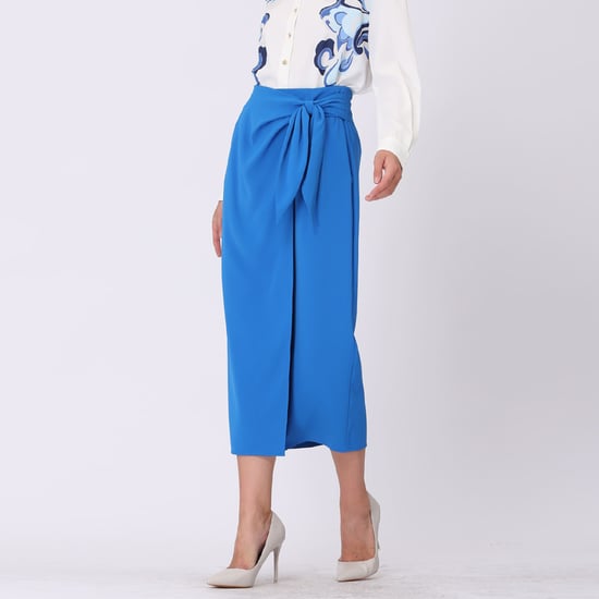 Wrap skirt tied on side - Image 3