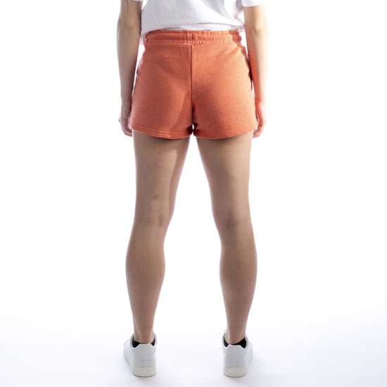 Super Dry Vintage Shorts Logo Emb Jersey Orange