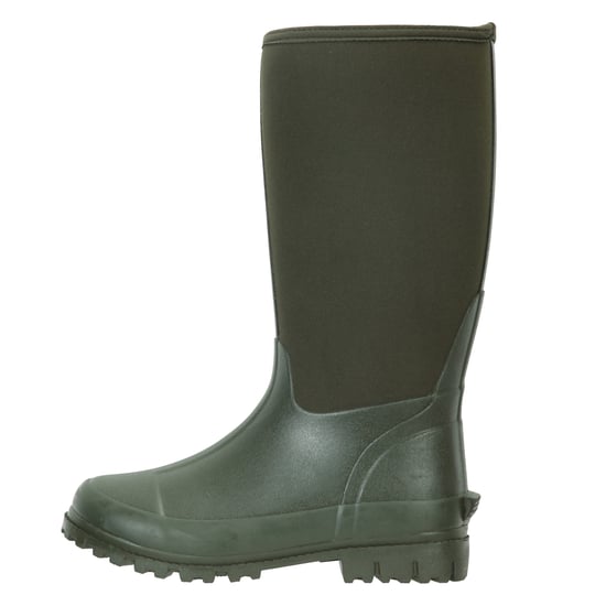 Mountain Warehouse Womens/Ladies Mucker Neoprene Calf Boots (Green) - Image 3