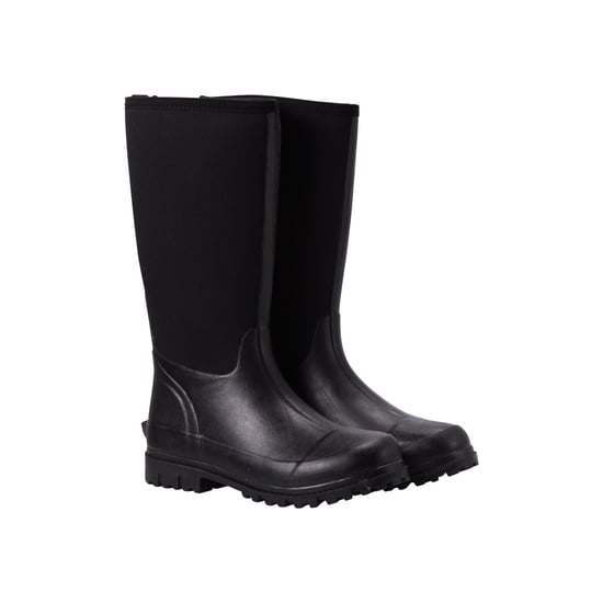 Mountain Warehouse Womens/Ladies Mucker Neoprene Calf Boots (Black) - Image 1