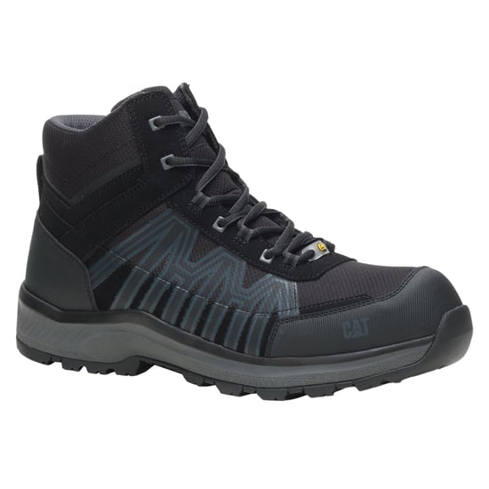 Caterpillar Charge PU/Mesh/TPU Black Hiking Boots - Image 5