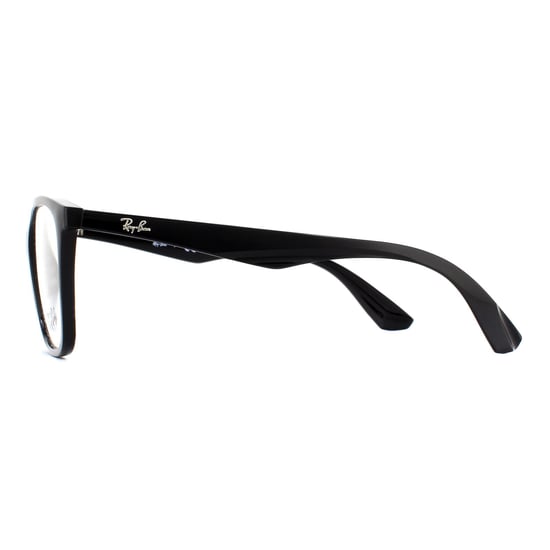 Ray-Ban Square Shiny Black Unisex Women Glasses Frames
