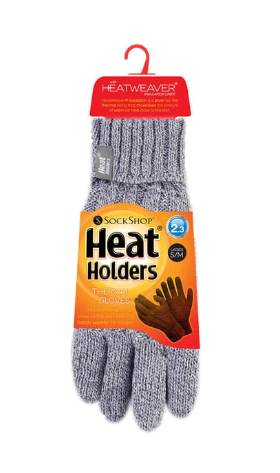 Heat Holders - Guantes de invierno de punto por cable de 2,3 tog para mujer - Image 2
