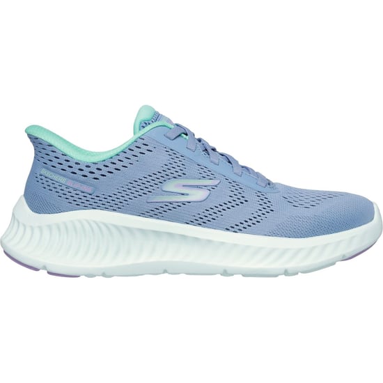 Skechers Go Walk Now Khloe Textile Women's Blue/Green Trainers - Image 2