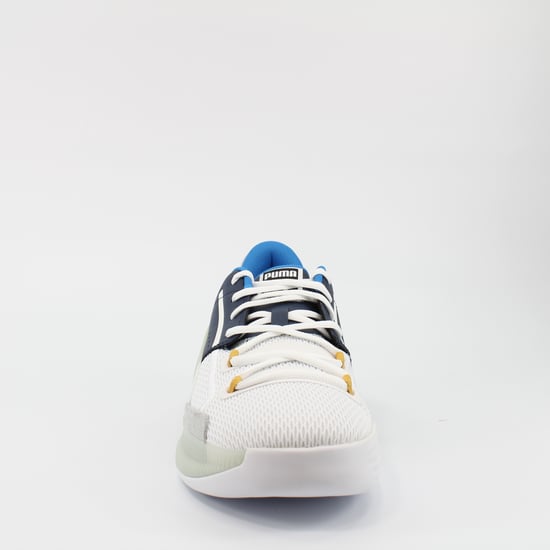 Puma Clyde Hardwood Mens Synthetic Lace Up Trainers 193664 01
