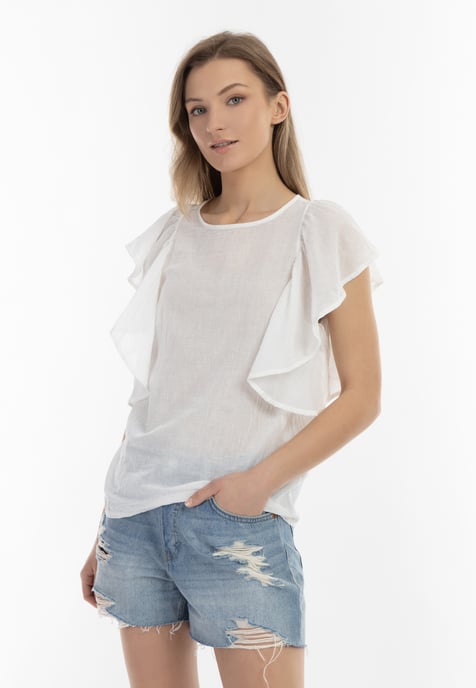 Dreimaster Blouse women off-white - Image 3