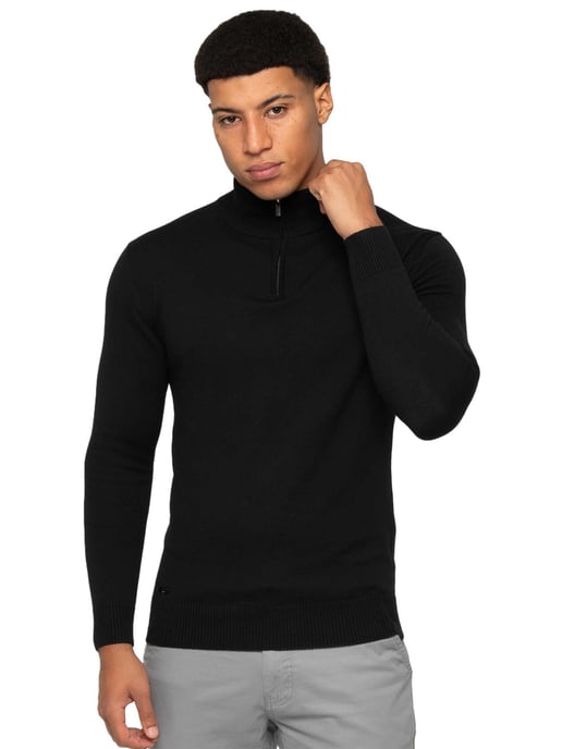 Enzo Milano | Jersey de punto con media cremallera para hombre - Image 1