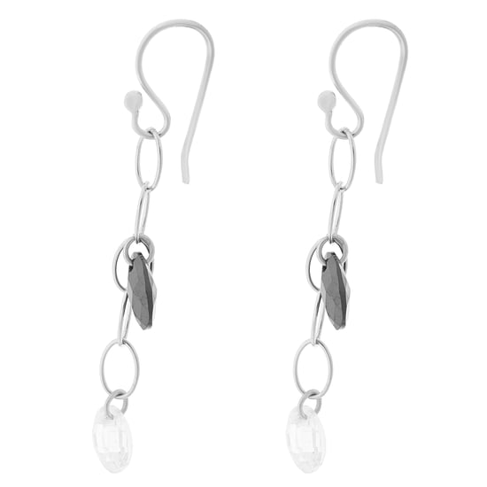 Orphelia Women's 925 Sterling Silver Drop Earrings - Silver ZO-5729/1 - Image 1