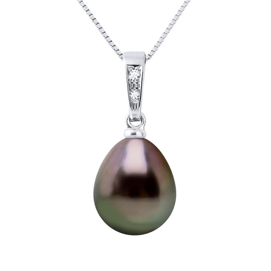 DIADEMA - Pendant - Diamonds - Tahitian Pearl - White Gold