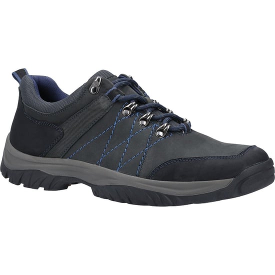 Cotswold Toddington Leather Men's Navy Lace-Up Shoes - Image 1