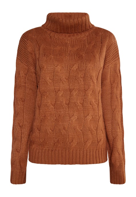 Mymo Knitted pullover women tan - Image 1