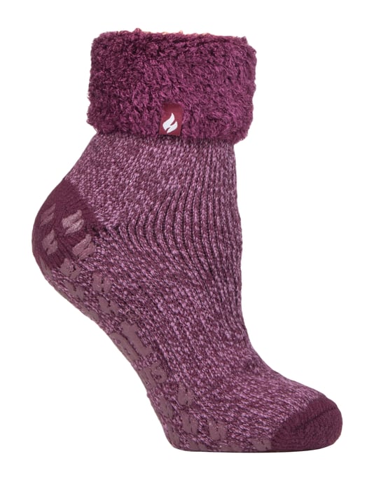 Calentadores - Calcetines térmicos antideslizantes de corte bajo para mujer - Image 1